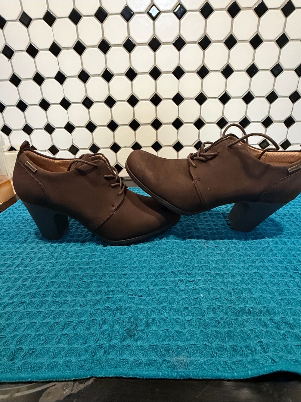 Comfortiva Women's Dark Brown Lace-Up Boots